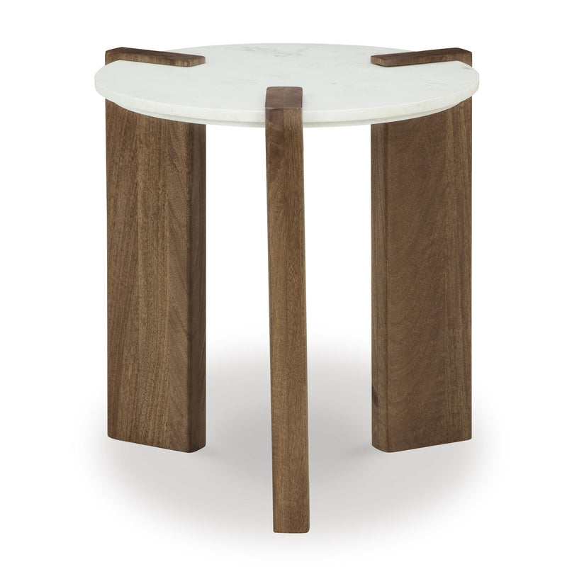  Signature Design by Ashley Isanti T652-6 Round End Table IMAGE 2