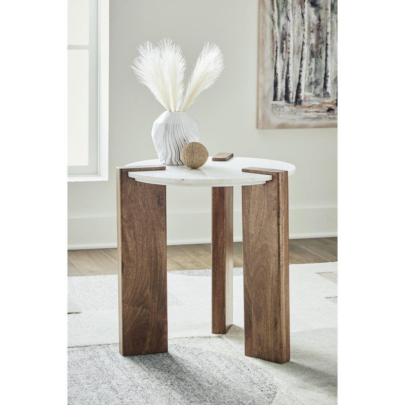  Signature Design by Ashley Isanti T652-6 Round End Table IMAGE 4