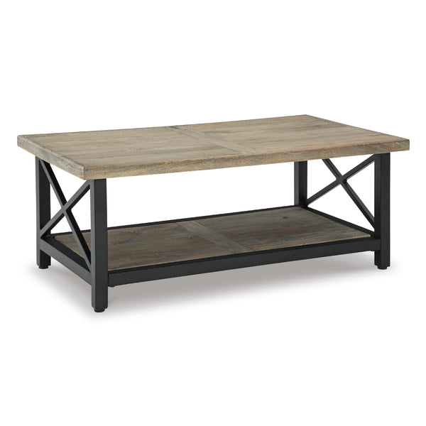  Signature Design by Ashley Bristenfort T685-1 Rectangular Cocktail Table IMAGE 1