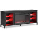  Signature Design by Ashley Cayberry W2721-168 TV Stand with Fireplace IMAGE 4