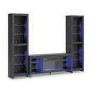  Signature Design by Ashley Cayberry W2721W2 3 pc Entertainment Center with Electric Fireplace IMAGE 3