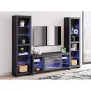  Signature Design by Ashley Cayberry W2721W2 3 pc Entertainment Center with Electric Fireplace IMAGE 8