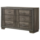 Coaster Furniture Janine 6-Drawer Dresser 223553 IMAGE 4