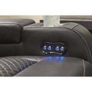  Signature Design by Ashley Fyne-Dyme 3660218 Power Reclining Loveseat with Console and Adjustable Headrest IMAGE 11