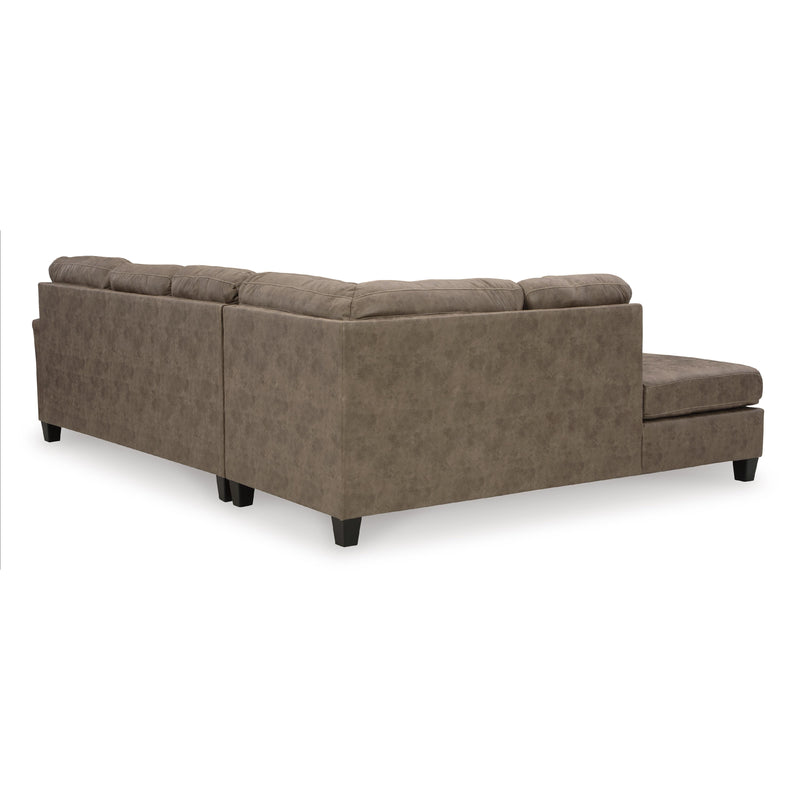 Signature Design by Ashley Navi 94004S3 2 pc Sectional Sofa Sleeper Chaise IMAGE 2