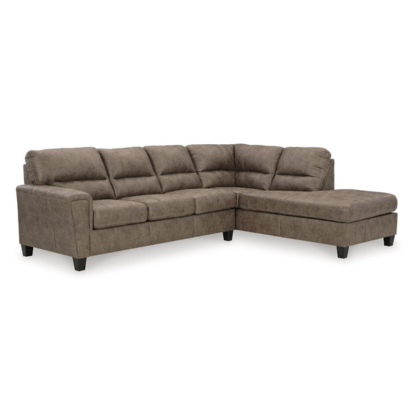Signature Design by Ashley Navi 94004S4 2 pc Sectional Sofa Sleeper Chaise IMAGE 1