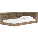  Signature Design by Ashley Deanlow EB1866B4 Twin Bookcase Storage Bed IMAGE 1