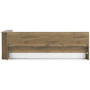  Signature Design by Ashley Deanlow EB1866B4 Twin Bookcase Storage Bed IMAGE 3