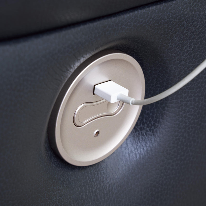  Signature Design by Ashley Leesworth U4380974 Reclining Power Loveseat IMAGE 8