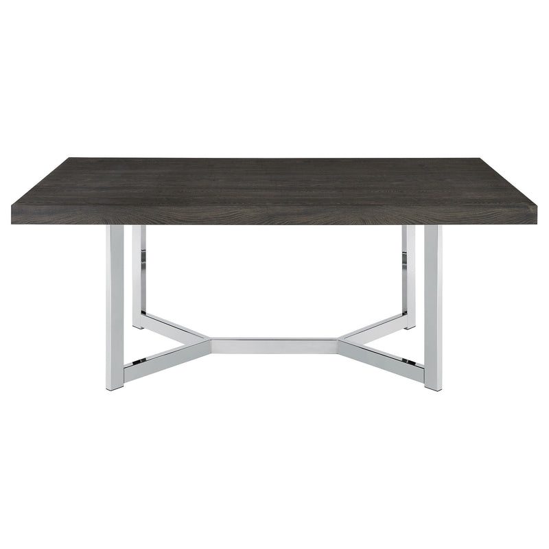Coaster Furniture Benson Dining Table with Trestle Base 107121 IMAGE 2