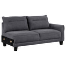 Coaster Furniture Caspian Fabric Sectional 509540 IMAGE 3