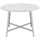 Coaster Furniture Round Alcott Dining Table 120400 IMAGE 2
