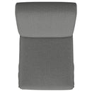 Coaster Furniture Shawna 100749 Upholstered Skirted Side Chair - Light Grey (Set of 2) IMAGE 9