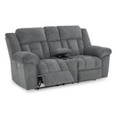  Signature Design by Ashley Tip-Off 6930418 Power Reclining Loveseat with Console and Adjustable Headrest IMAGE 2