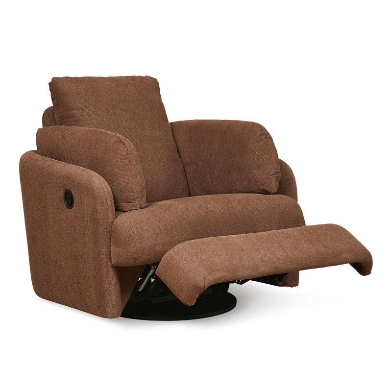 Signature Design by Ashley Pillar Peak Swivel Glider Fabric Recliner 9210261 IMAGE 2