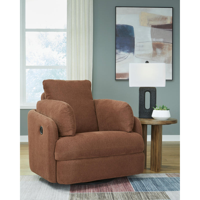 Signature Design by Ashley Pillar Peak Swivel Glider Fabric Recliner 9210261 IMAGE 6