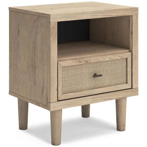  Signature Design by Ashley Cielden B1199-91 One Drawer Night Stand IMAGE 1