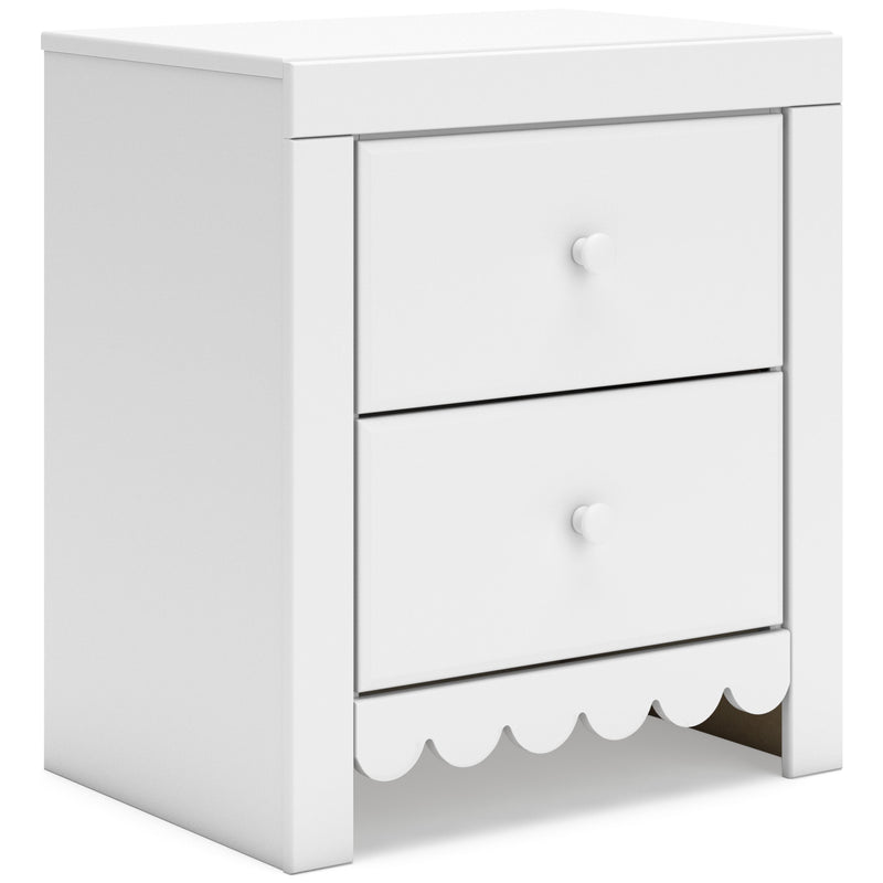  Signature Design by Ashley Mollviney B2540-92 Two Drawer Night Stand IMAGE 1
