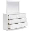  Signature Design by Ashley Mollviney B2540B1 Dresser and Mirror IMAGE 2