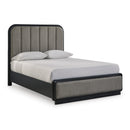  Signature Design by Ashley Rowanbeck B821B2 Queen Upholstered Panel Bed IMAGE 1
