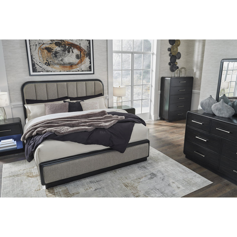  Signature Design by Ashley Rowanbeck B821B5 California King Upholstered Panel Bed IMAGE 8