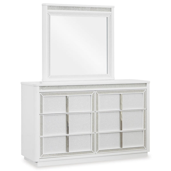 Signature Design by Ashley Chalanna B822B1 Dresser and Mirror IMAGE 1