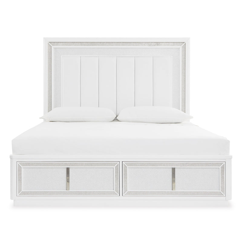  Signature Design by Ashley Chalanna B822B2 Queen Upholstered Storage Bed IMAGE 3