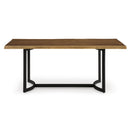  Signature Design by Ashley Fortmaine D872-25 Rectangular Dining Room Table IMAGE 2