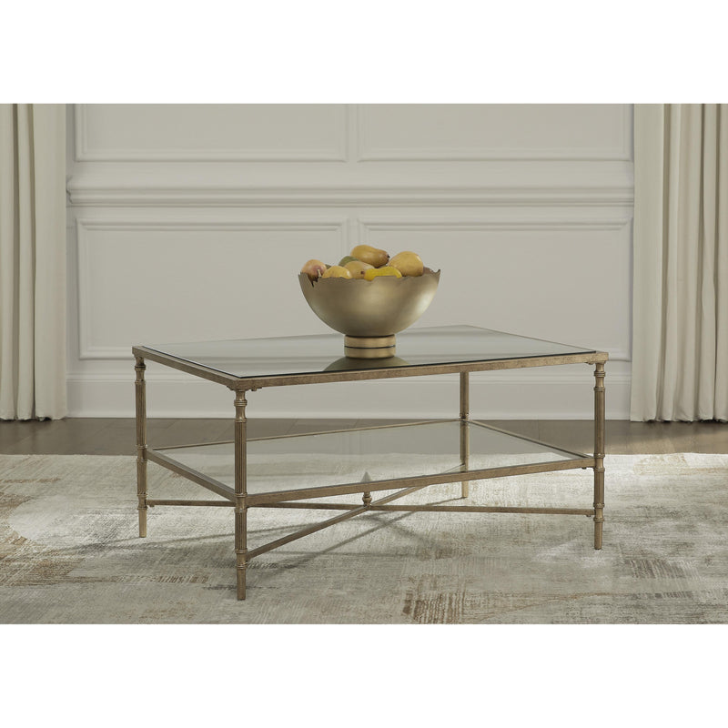  Signature Design by Ashley Cloverty T440-1 Rectangular Cocktail Table IMAGE 4