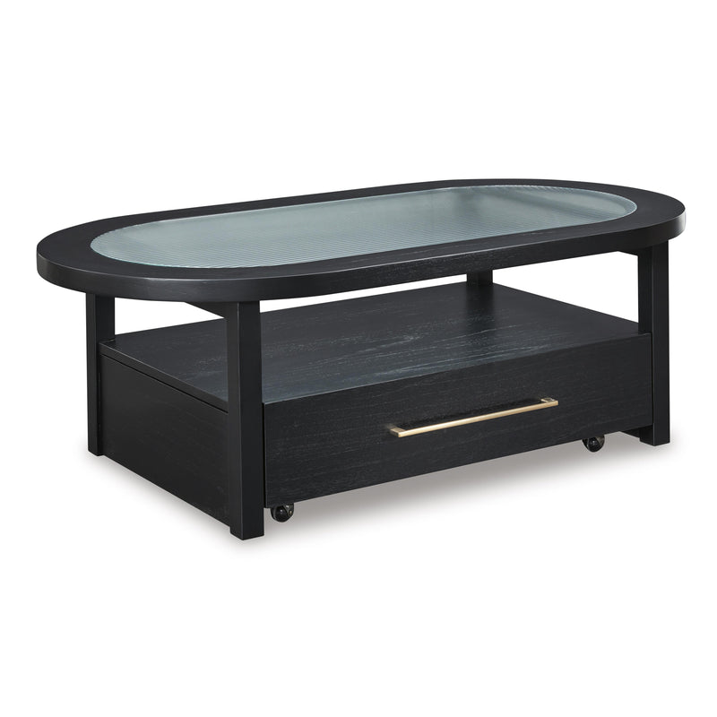  Signature Design by Ashley Winbardi T786-0 Oval Cocktail Table IMAGE 1