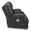  Signature Design by Ashley Mountainous U6580118 Power Reclining Loveseat with Console and Adjustable Headrest IMAGE 4