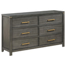 Coaster Furniture Dressers 6 Drawers 224743 IMAGE 1