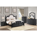 Coaster Furniture Celina 224761KE Wood Eastern King Poster Bed - Black IMAGE 5