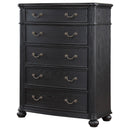 Coaster Furniture Celina 224765 5-Drawer Bedroom Chest - Black IMAGE 3