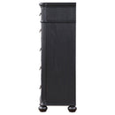 Coaster Furniture Celina 224765 5-Drawer Bedroom Chest - Black IMAGE 4