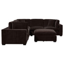 Coaster Furniture Lakeview Fabric 5 pc Sectional 551464-SETA IMAGE 2