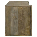 Coaster Furniture Keese 702333 2-door Wood 70" TV Stand Media Console - Mango Brown IMAGE 9