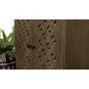 Coaster Furniture Zaria 950391 2-door Wood Trellis Accent Storage Cabinet - Brown IMAGE 11