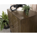 Coaster Furniture Zaria 950391 2-door Wood Trellis Accent Storage Cabinet - Brown IMAGE 12