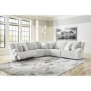  Signature Design by Ashley Top Tier 92706S3 5 pc Reclining Sectional IMAGE 4