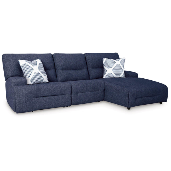  Signature Design by Ashley Acklen Place 93607S4 3 pc Power Reclining Sectional Sofa with Chaise IMAGE 1