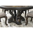  Signature Design by Ashley Maylee D947D7 Dining Table IMAGE 8