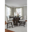 Signature Design by Ashley Burkhaus Counter Height Dining Table with Trestle Base D984-32 IMAGE 7
