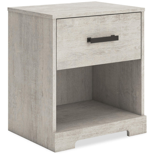 Signature Design by Ashley Shawburn EB4123-291 One Drawer Night Stand IMAGE 1