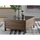 Signature Design by Ashley Moriville T731T2 Lift-top Coffee Table and 2 Chairside End Tables IMAGE 2