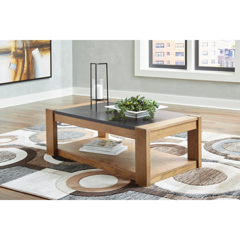 Signature Design by Ashley Quentina T775T1 Lift-top Coffee Table and 2 End Tables IMAGE 2