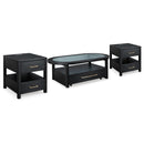  Signature Design by Ashley Winbardi T786T1 Coffee Table and 2 End Tables IMAGE 1