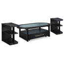  Signature Design by Ashley Winbardi T786T2 Coffee Table and 2 Chairside End Tables IMAGE 1