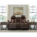 Signature Design by Ashley High Impact U1060118 Power Reclining Loveseat with Console and Adjustable Headrest IMAGE 12