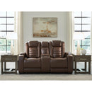 Signature Design by Ashley High Impact U1060118 Power Reclining Loveseat with Console and Adjustable Headrest IMAGE 13